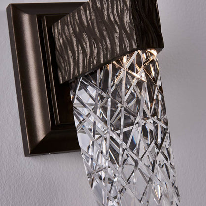 Mezza Outdoor Single LED Wall Light in Detail.