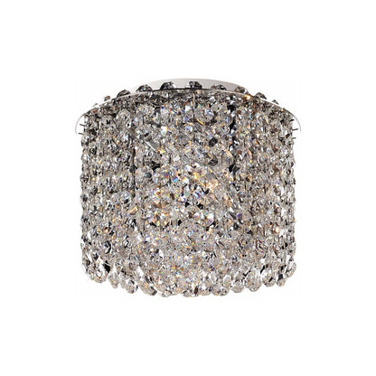 Milieu Metro Flush Mount Ceiling Light in Clear (8-Inch).