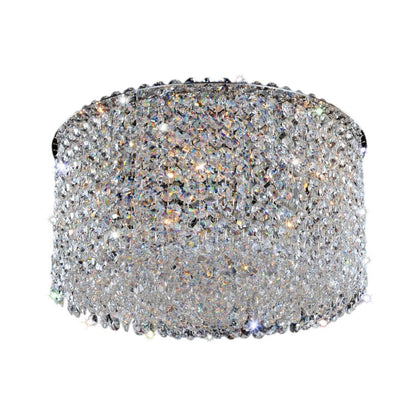 Milieu Metro Flush Mount Ceiling Light in Clear (14-Inch).