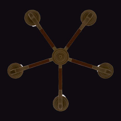 Misto LED Chandelier in Detail.