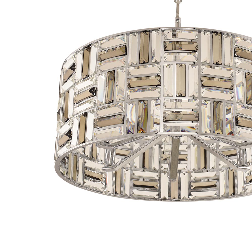 Modello Semi Flush Convertible Pendant Light in Detail.