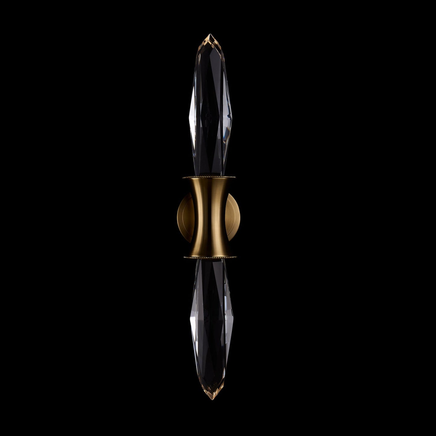 Mostra LED Wall Light in True Brass.