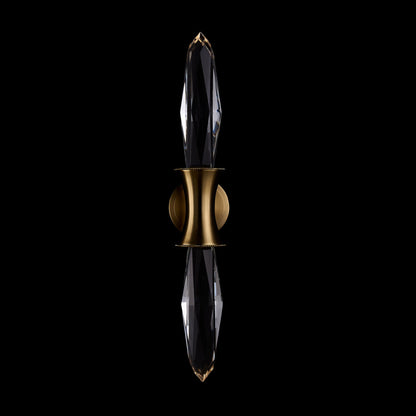 Mostra LED Wall Light in True Brass.
