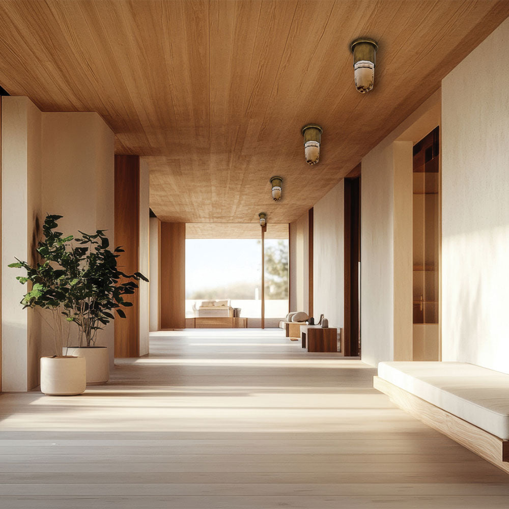 Ore LED Ceiling / Wall Light in hallway.
