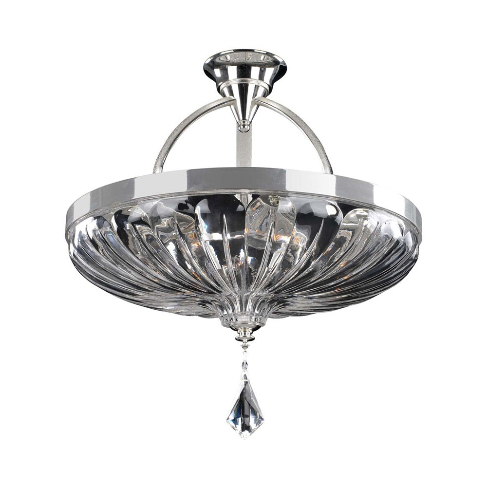 Orecchini Semi Flush Mount Ceiling Light (20-Inch).