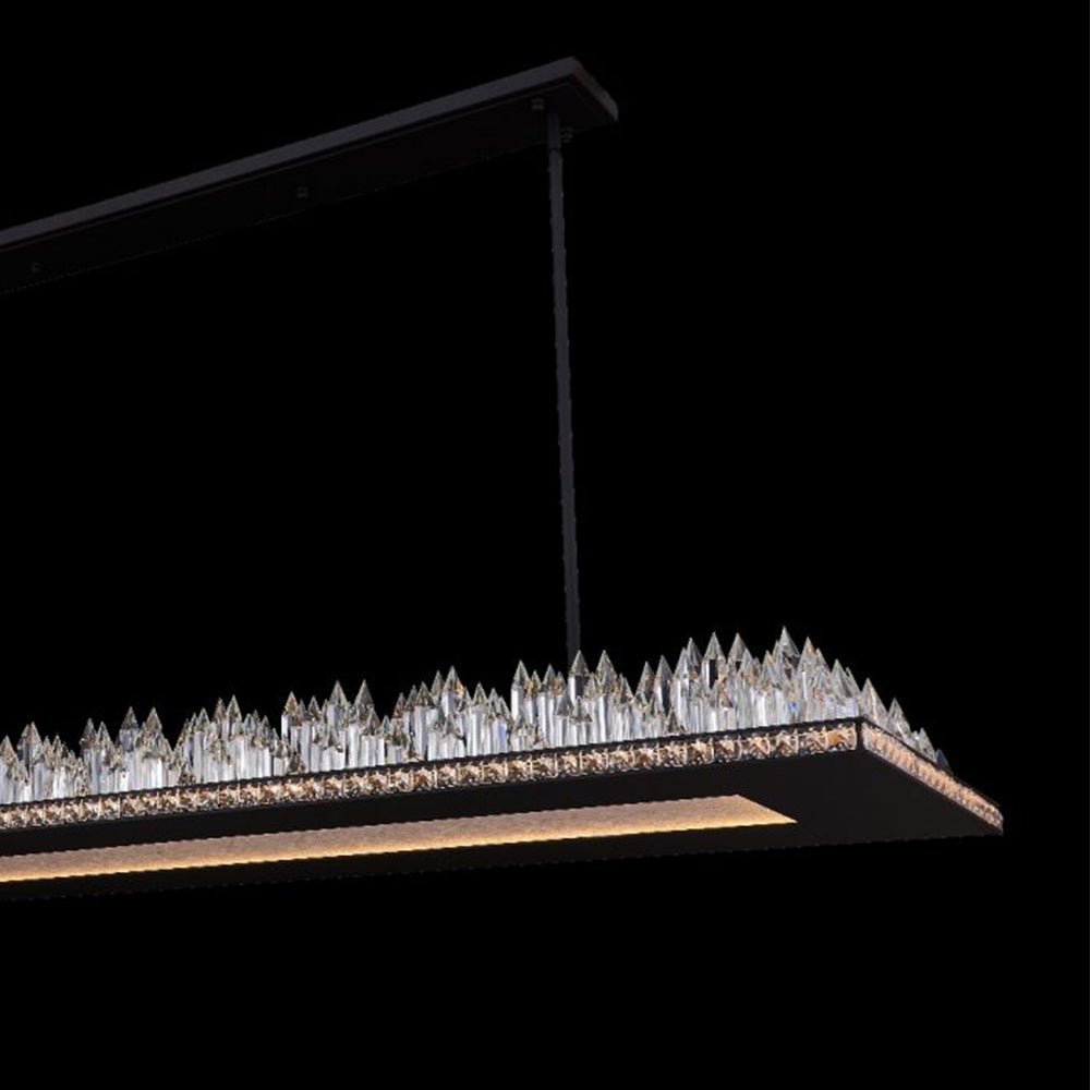 Orizzonte Linear LED Pendant Light in Detail.