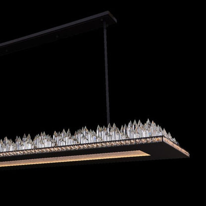 Orizzonte Linear LED Pendant Light in Detail.