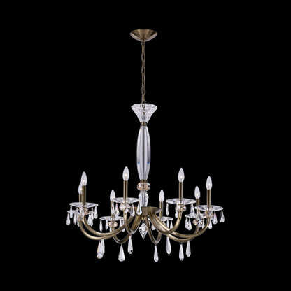 Passo Chandelier in Brushed Brass (8-Light).