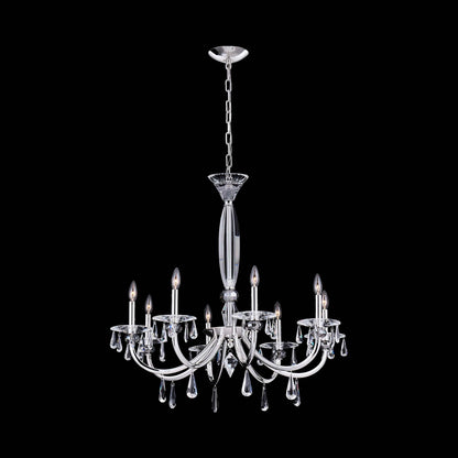 Passo Chandelier in Silver (8-Light).