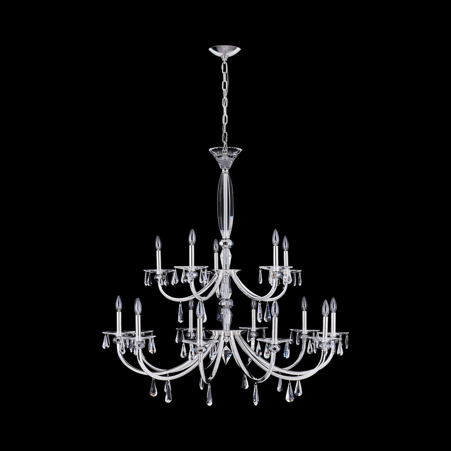 Passo Chandelier in Silver (15-Light).