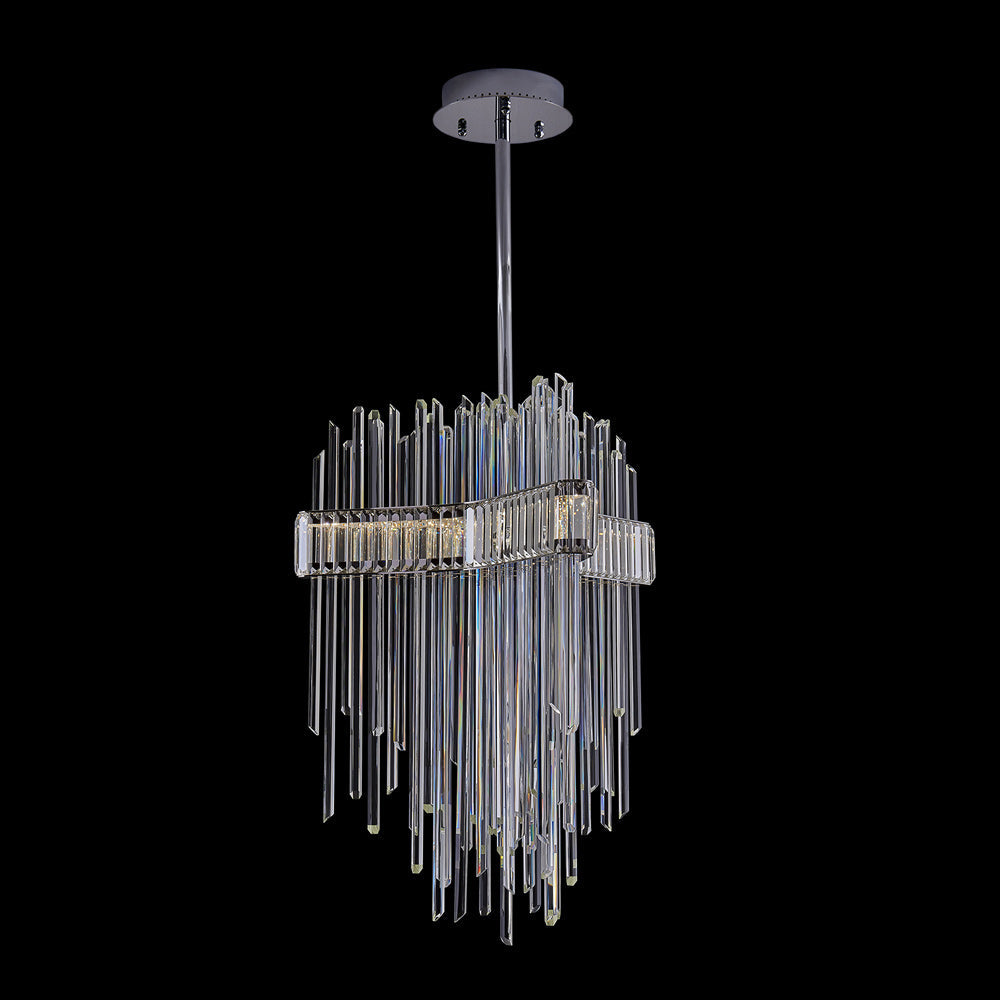 Piovere LED Chandelier (28-Inch).