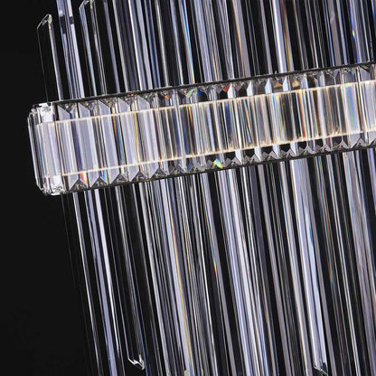 Piovere Linear LED Pendant Light in Detail.