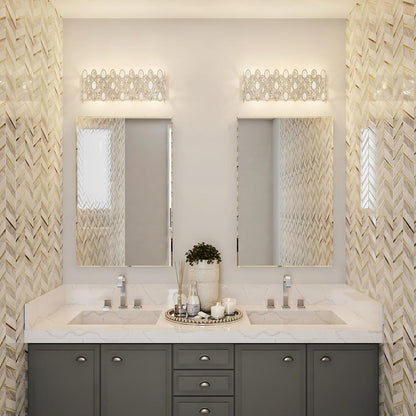 Prive Bath Vanity Light in bathroom.