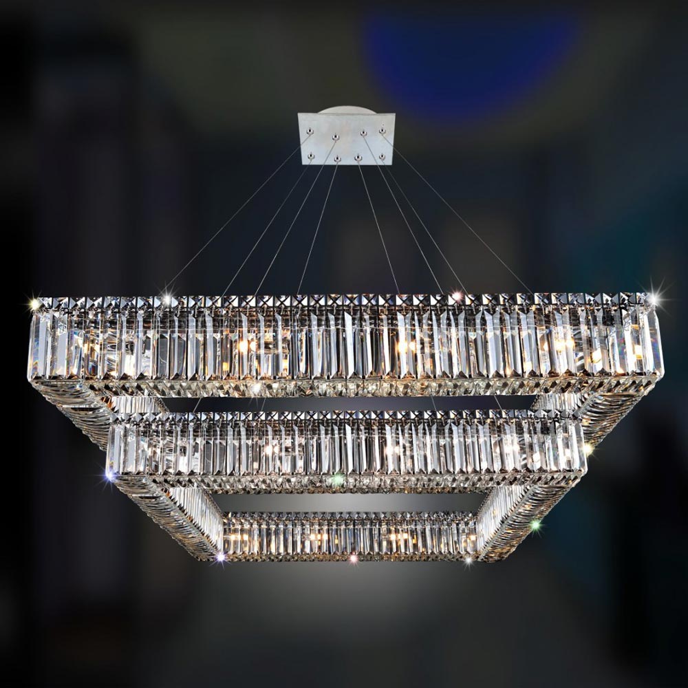 Quadro Chandelier in Detail.