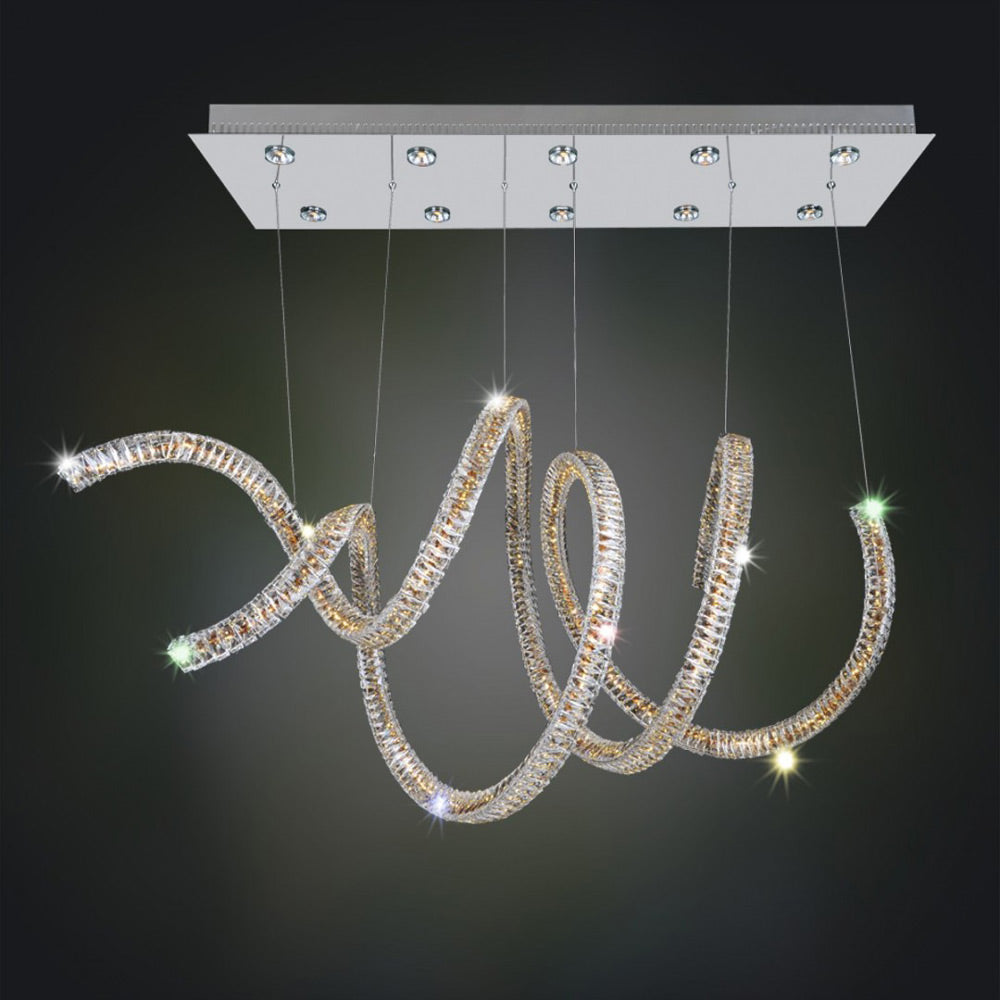 Ravina Linear Pendant Light in Detail.