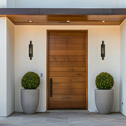 Retmo Outdoor LED Wall Light in Outside Area.