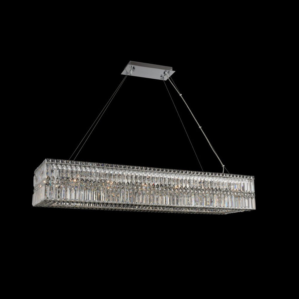 Rettangolo Linear Pendant Light in Detail.