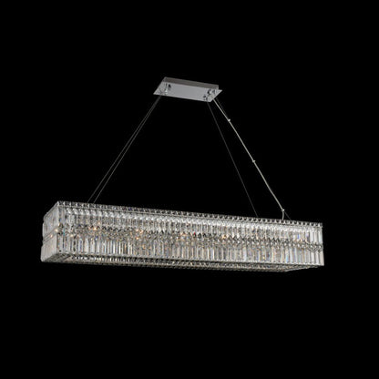 Rettangolo Linear Pendant Light in Detail.