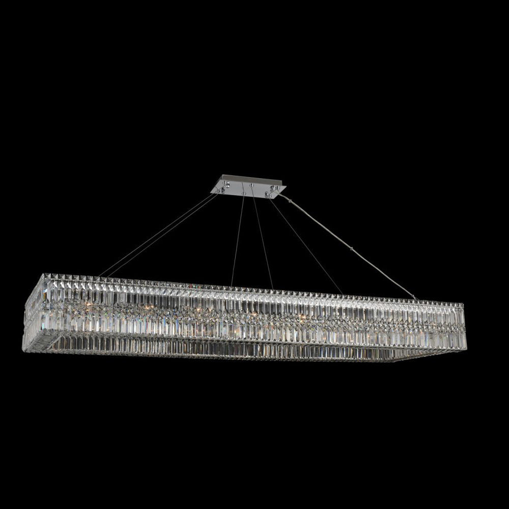 Rettangolo Linear Pendant Light in Detail.