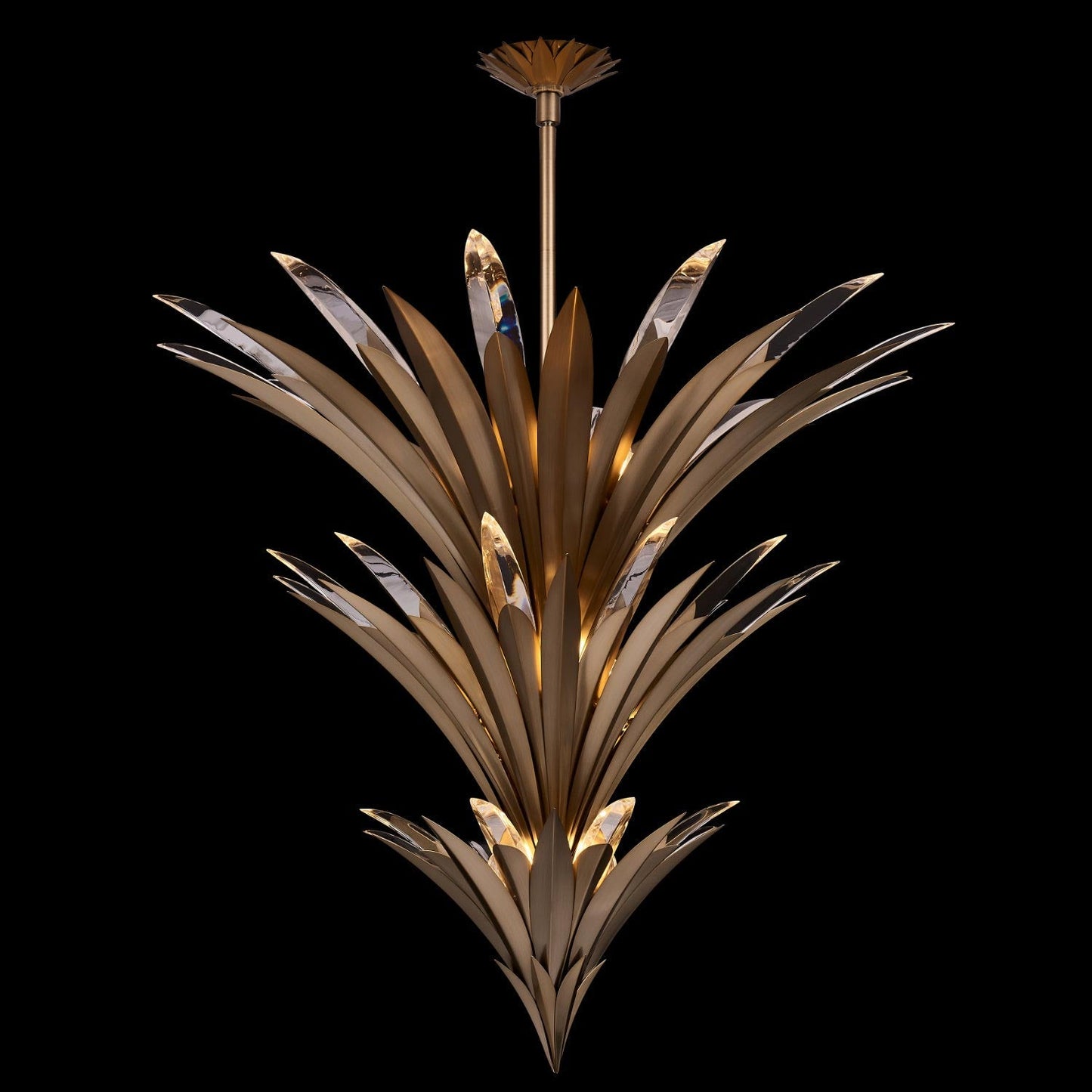 Roche Tiered Chandelier in Detail.