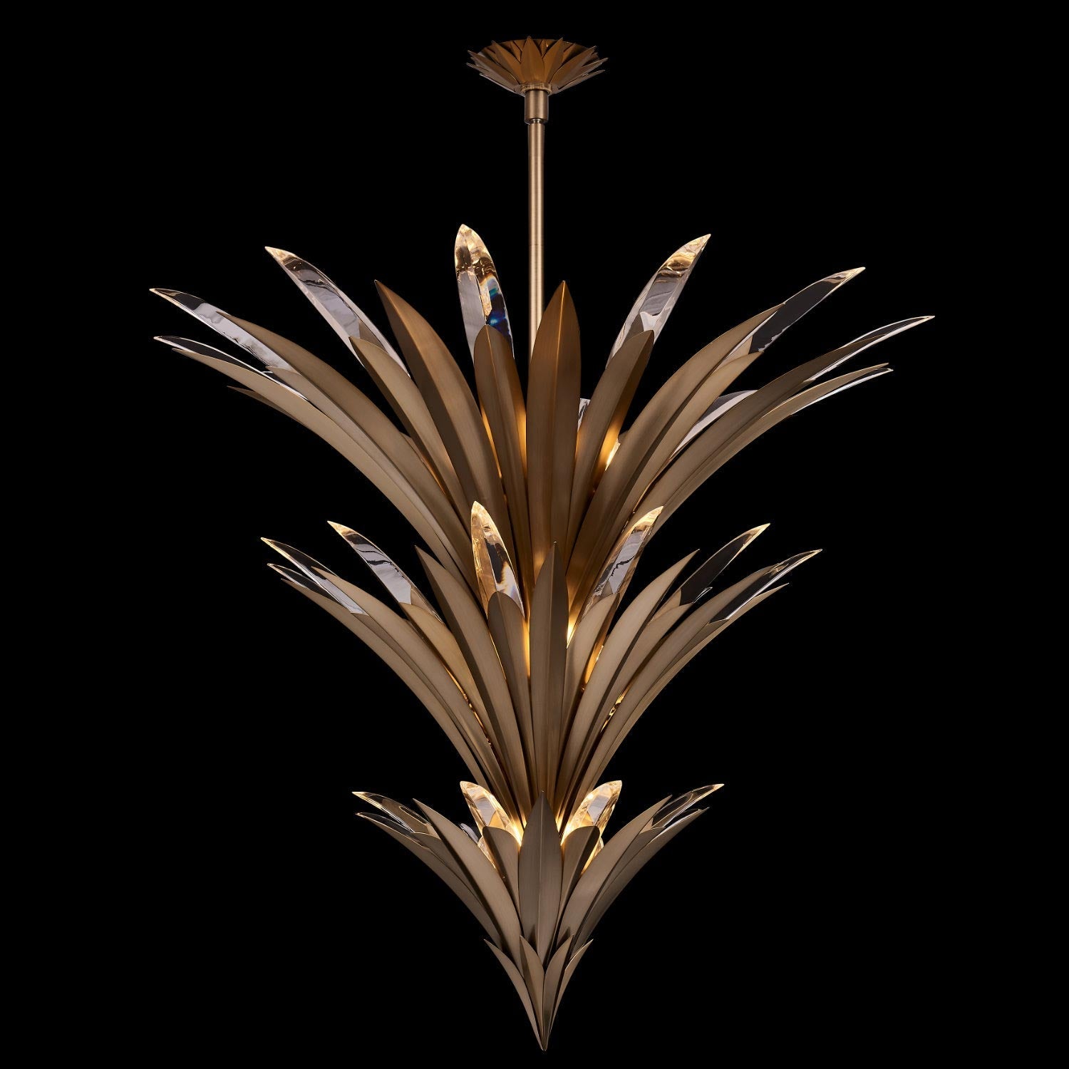 Roche Tiered Chandelier in Detail.