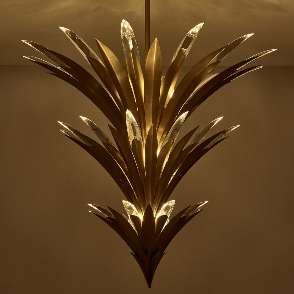 Roche Tiered Chandelier in Detail.
