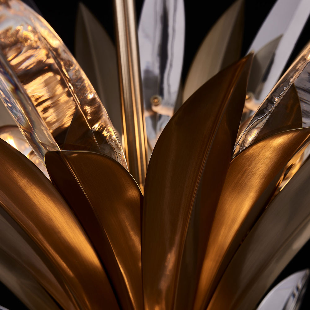 Roche Tiered Chandelier in Detail.