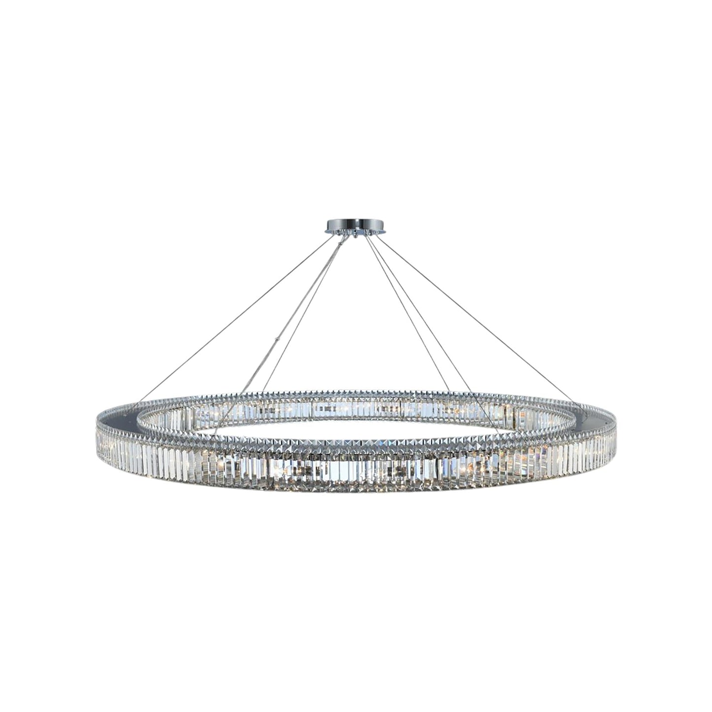 Rondelle Chandelier (72-Inch/1-Tier).