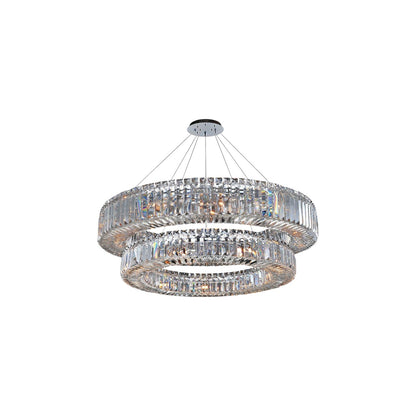 Rondelle Chandelier (36-Inch/2-Tier).