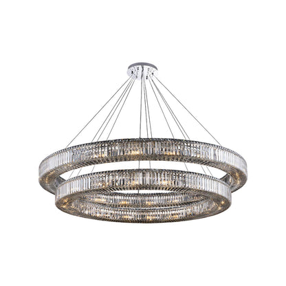 Rondelle Chandelier (72-Inch/2-Tier).