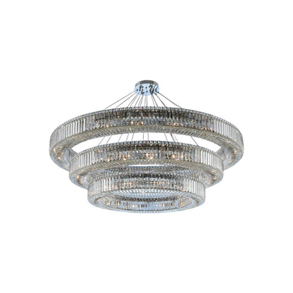 Rondelle Chandelier (60-Inch/3-Tier).