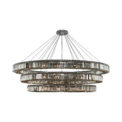 Rondelle Chandelier (84-Inch/3-Tier).