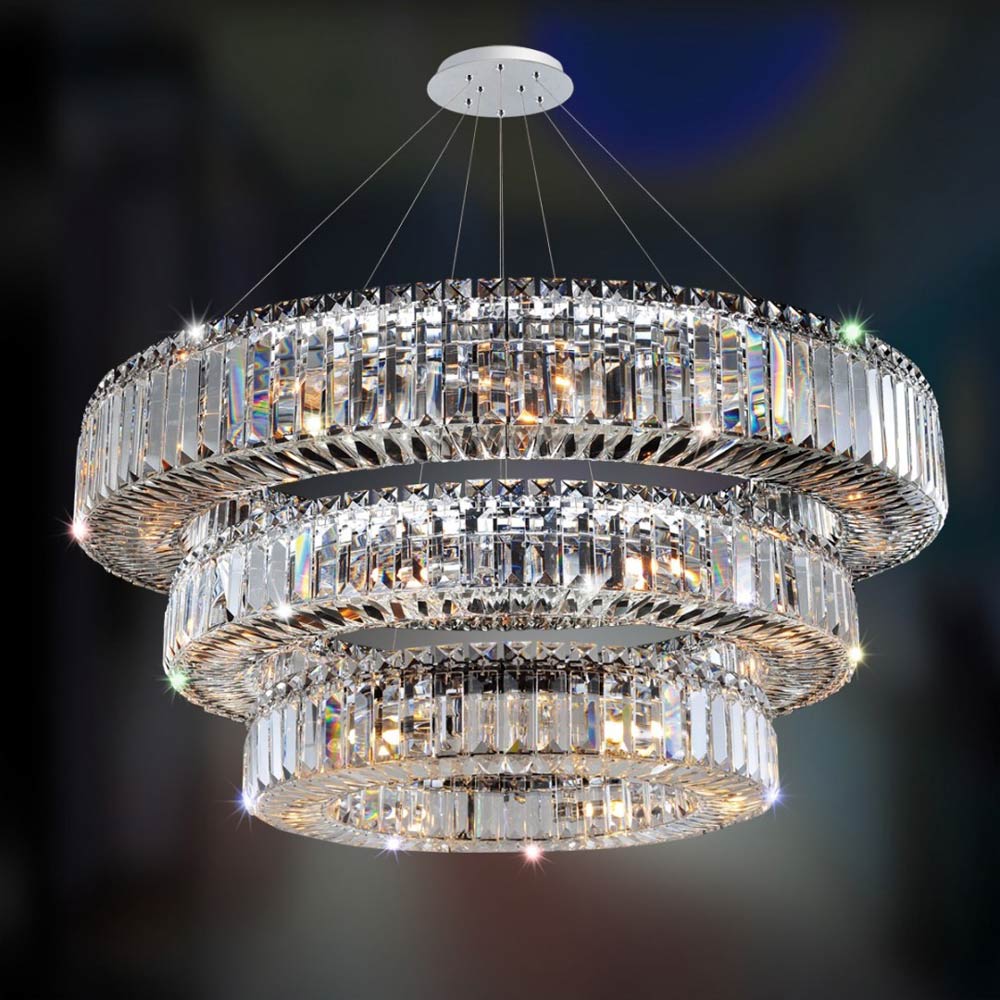 Rondelle Chandelier in Detail.