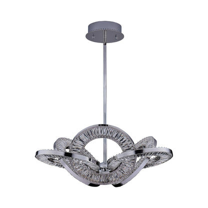 Rotondo LED Chandelier in Chrome.