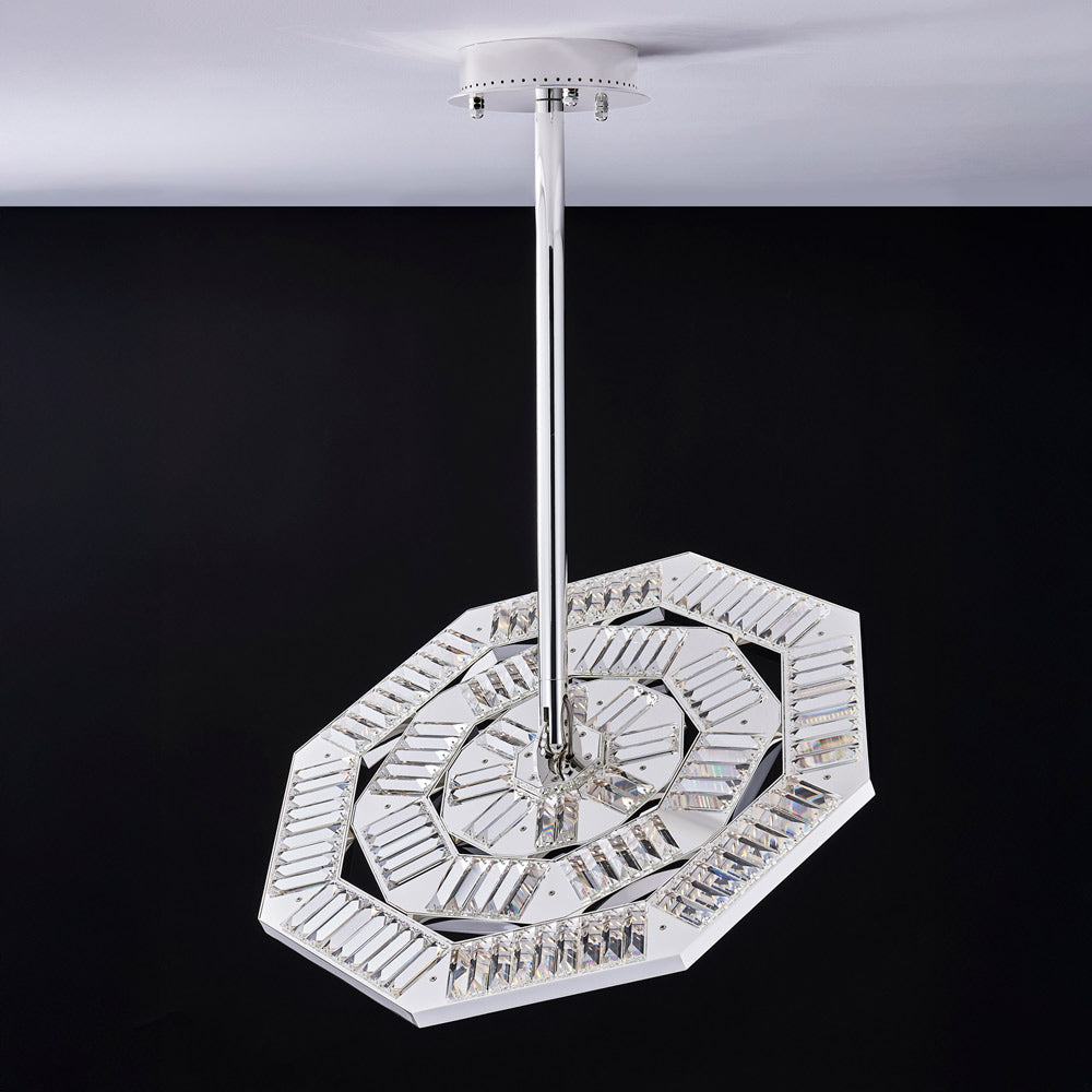 Tempo LED Chandelier in Detail.