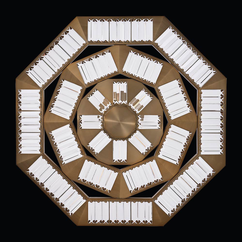 Tempo LED Chandelier in Detail.