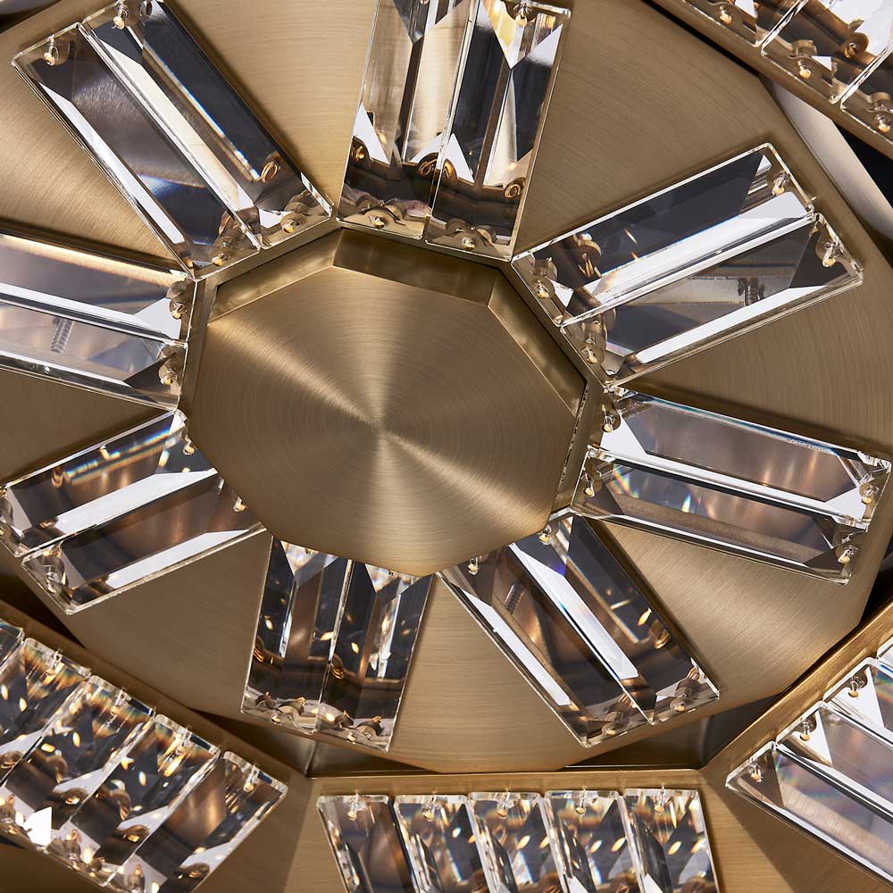 Tempo LED Chandelier in Detail.