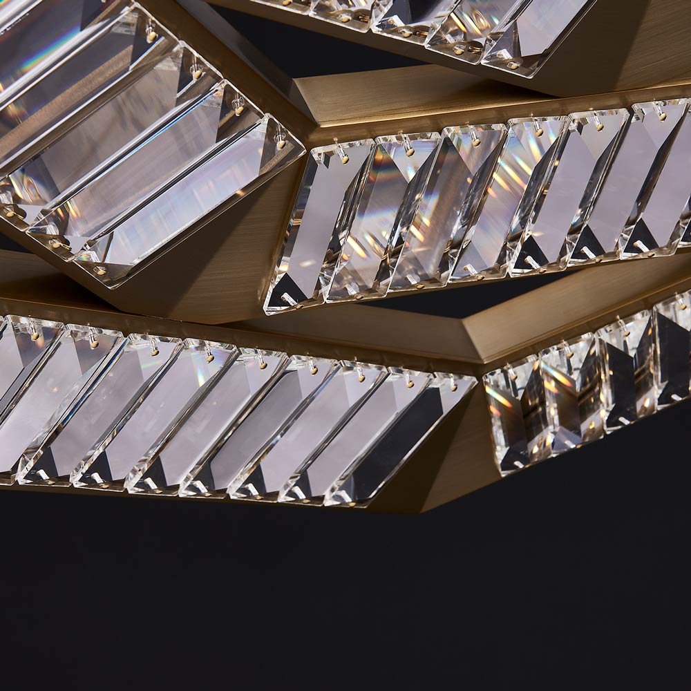 Tempo LED Chandelier in Detail.