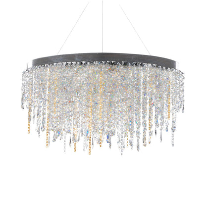 Tenuta Linear Pendant in Chrome/Gold.