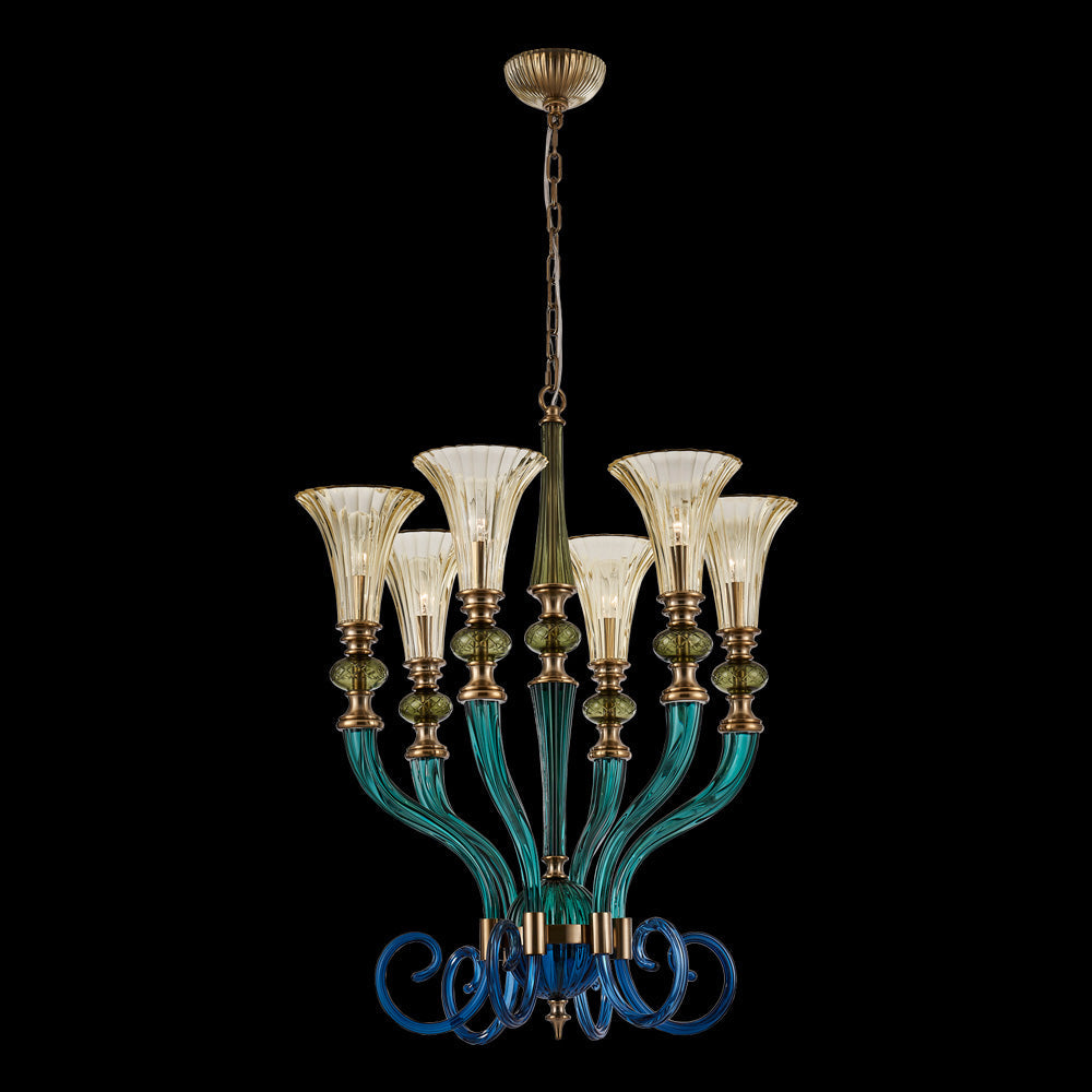 Tinta Multi Light Chandelier in Detail.