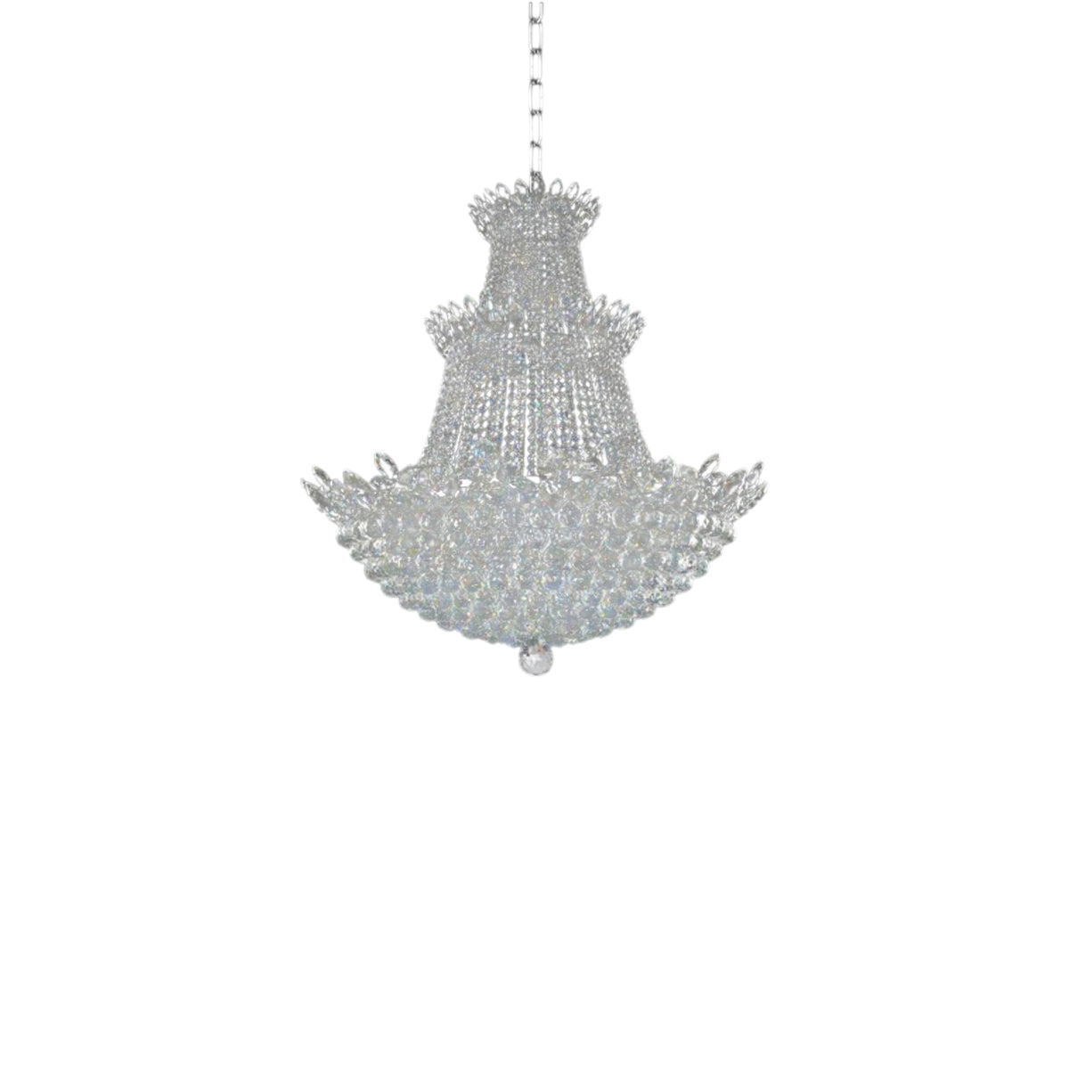 Treviso Chandelier in Chrome (42.5-Inch).