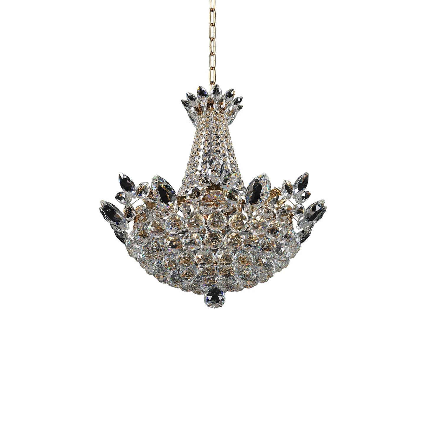 Treviso Chandelier in Gold (75-Inch).