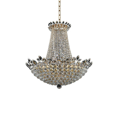 Treviso Chandelier in Gold (84-Inch).