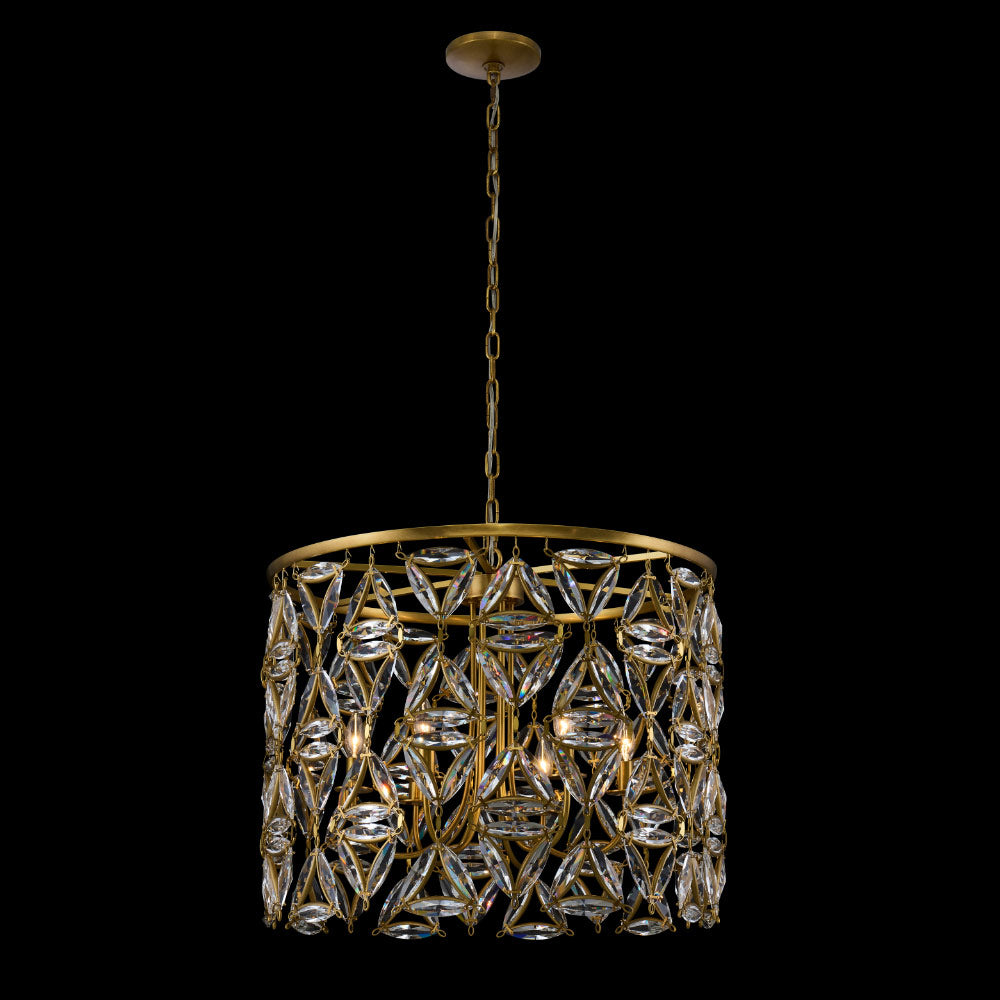 Triangulo Chandelier in Detail.