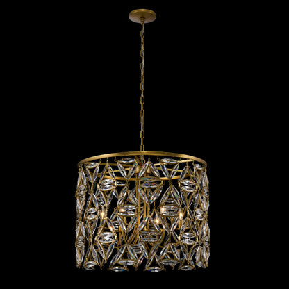 Triangulo Chandelier in Detail.