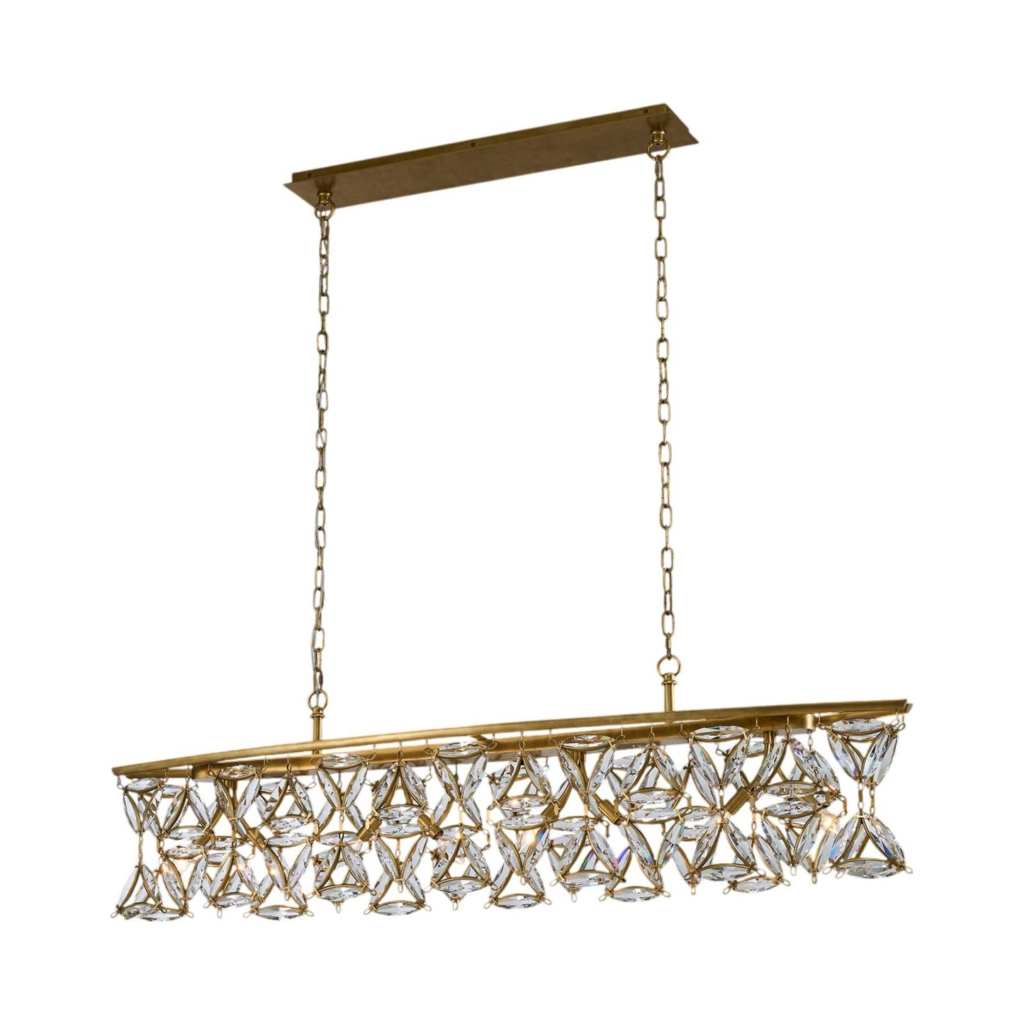 Triangulo Linear Pendant Light.