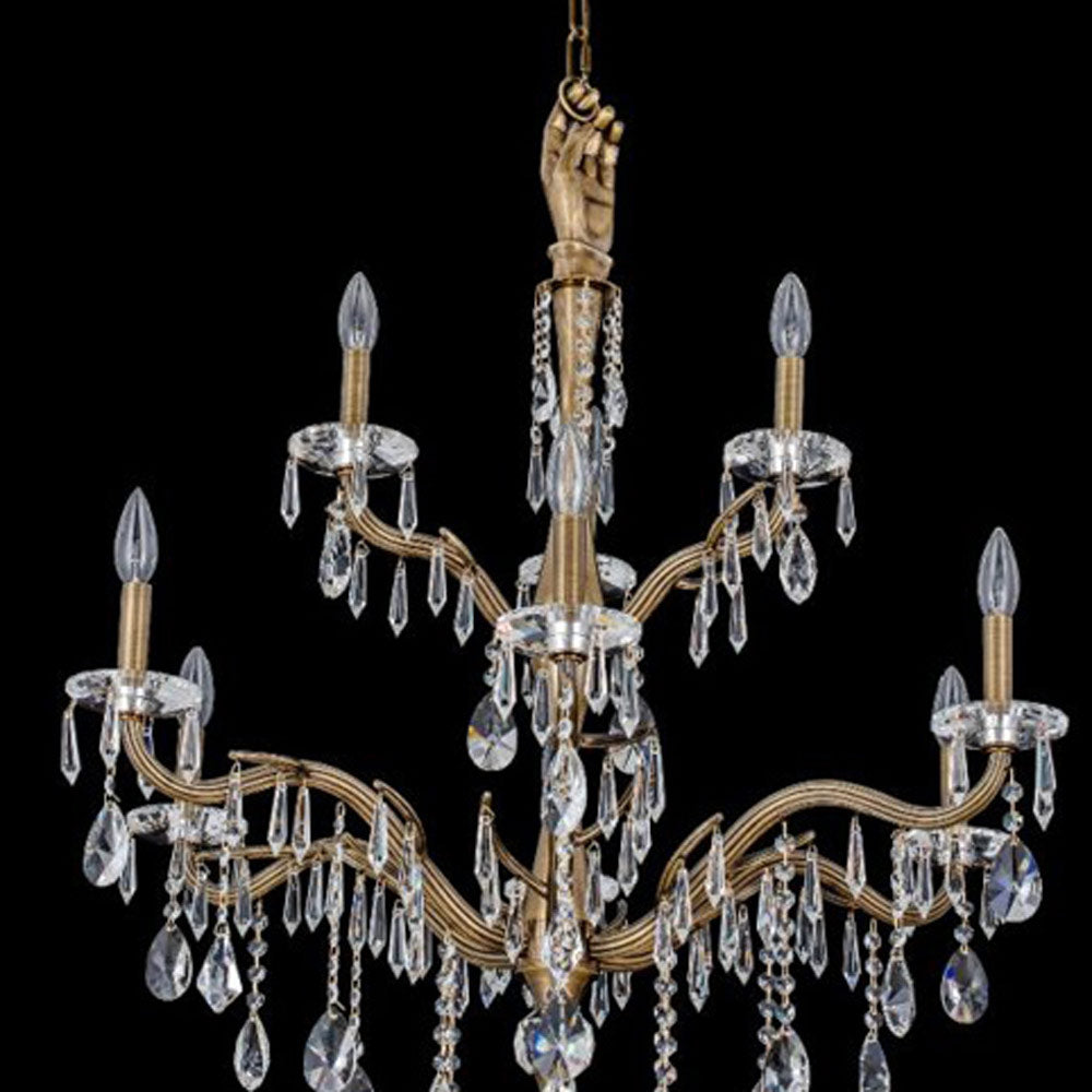 Venere Chandelier in Detail.
