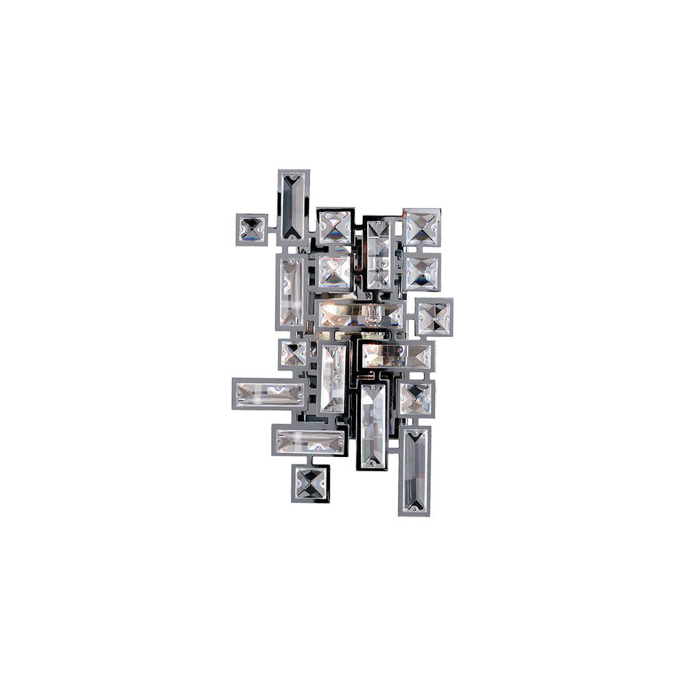 Vermeer Wall Light in Polished Chrome (8-Inch).