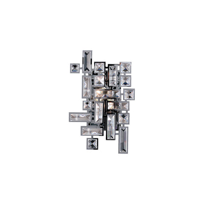 Vermeer Wall Light in Polished Chrome (8-Inch).