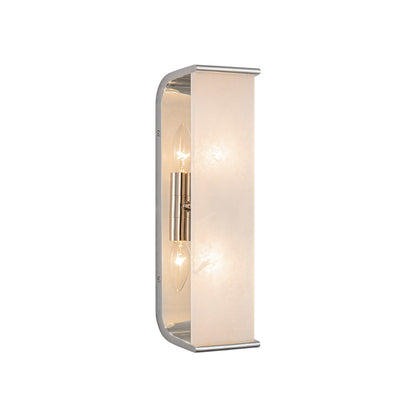Abbott Wall Light in Polished Nickel (15-Inch).